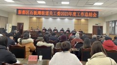 <b>成都市新都区石板滩街道关工委召开2023年度工作总结会</b>