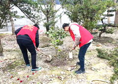 <b>成都市新都区斑竹园街道公益社区关工委开展“植树于行 植廉于心”活动</b>