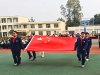 成都市新都区斑竹园小学关工委开展“致敬•我们生命中的坚强后盾” 国旗下的思政课活动